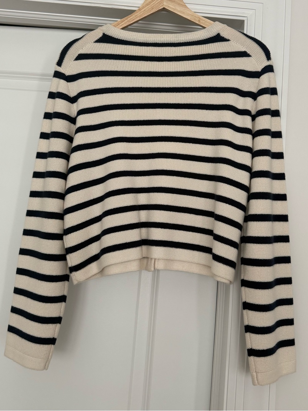 J. Crew RETAIL Emilie sweater lady jacket in navy stripe - Picture 3 of 3